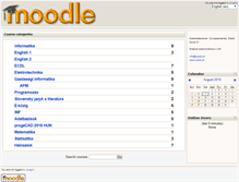 Tablet Screenshot of moodle.sosds.sk